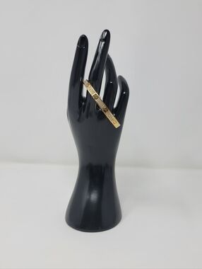 FENDI F is Fendi Gold Tone Bracelet Size M